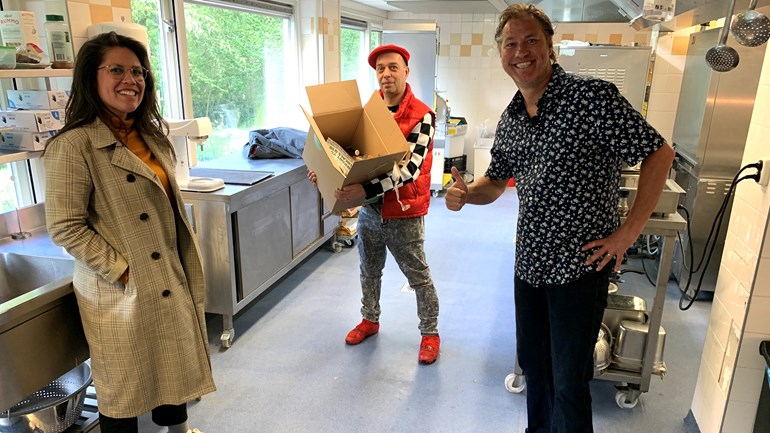 Sander de Kramer met Precilla Schrier